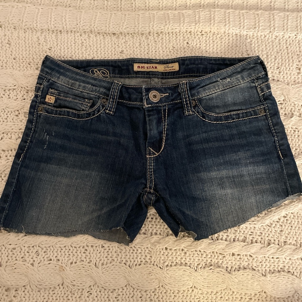 Big Star Dark Blue Jean Shorts